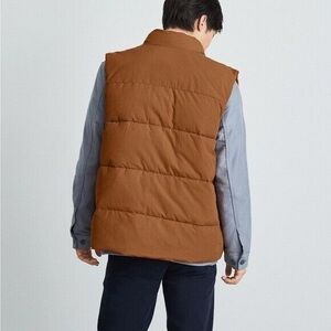 Everlane renew puffer vest rust NWT